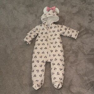 Disney Baby Mini Mouse‎ Snowsuit. Size 18 Months.